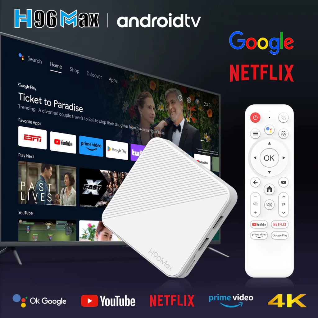 Tv Box H96 Max 4k 8gb Android 14 Dual - Image 3