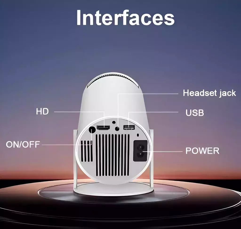 Proyector HY300 Android Smart Wi-Fi Bluetooth Portátil - Image 3